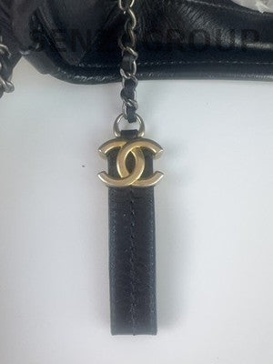 Chanel Gabrielle Hobo Small Black Gold Chain Shoulder Bag Quilted Classic