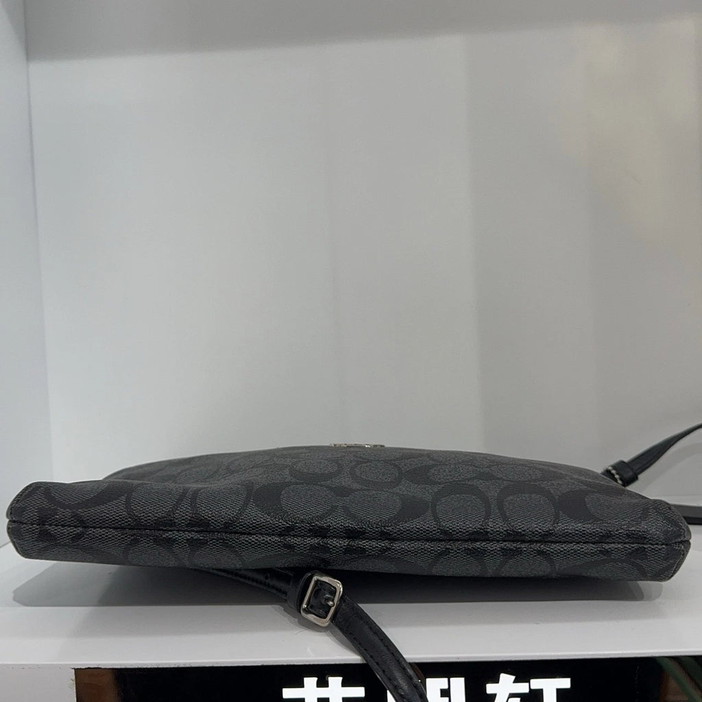 Coach Dark Grey Unisex Shoulder Crossbody Bag For Women