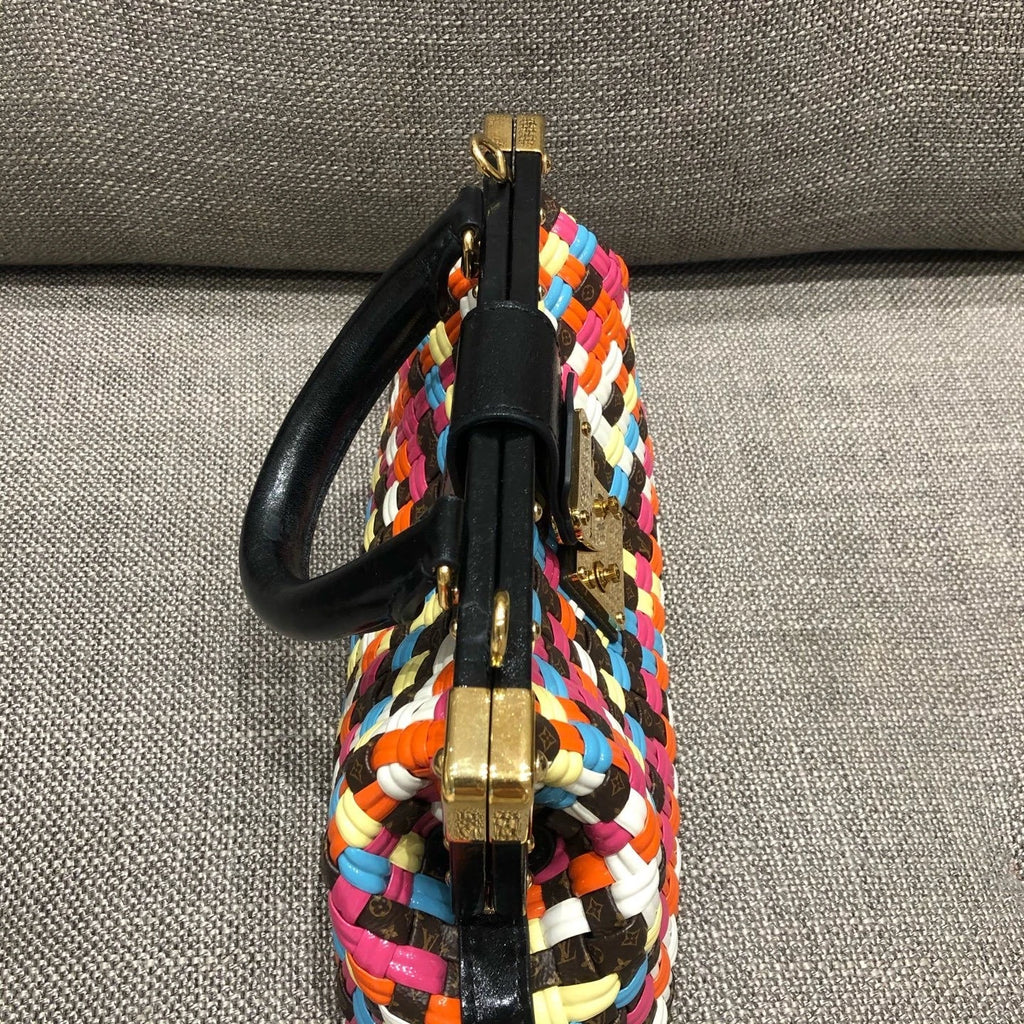 Louis Vuitton Multicolor Woven Cloud Top Handle Bag For Women