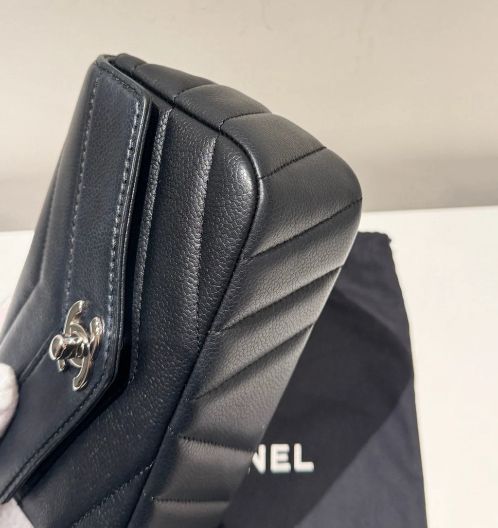 Chanel Classic Flap Big Mini Chain Shoulder Bag Crossbody Calfskin Women