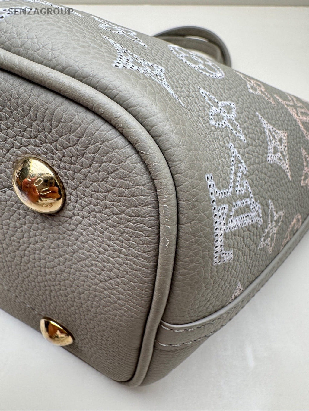 Louis Vuitton Blossom Monogram Carved patterns Calfskin 2way Shoulder Handbag