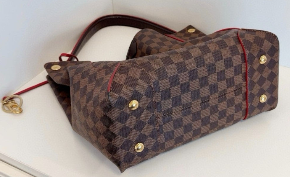 Louis Vuitton Classic Hobo Damier Ebene Shoulder Handbag Women