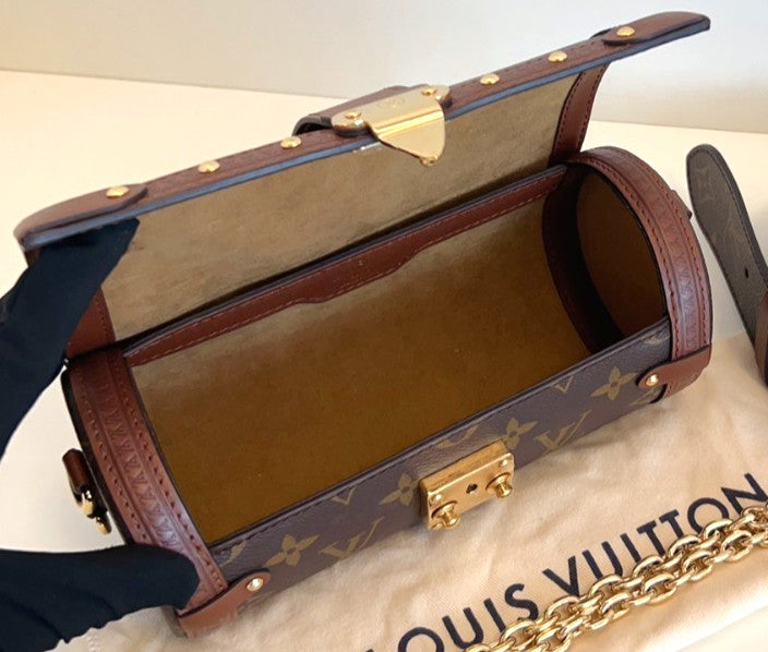 Louis Vuitton papillon trunk Chain Strap Shoulder bag Crossbody Almost Brand NEW