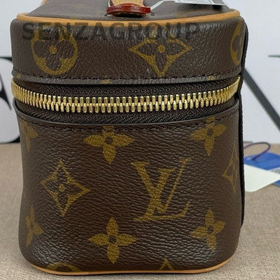 Louis Vuitton Nice Nano Monogram Zipper Pouch Women's Classic Handbag