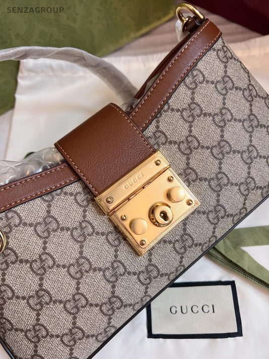 GUCCI Padlock New model for 2025 Monogram Shoulder bag Women Brand NEW