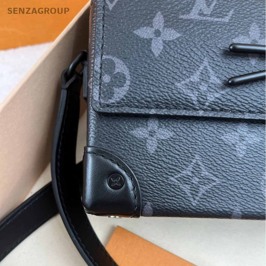 Louis Vuitton Steamer Box Bag Unisex Shoulder Crossbody Classic