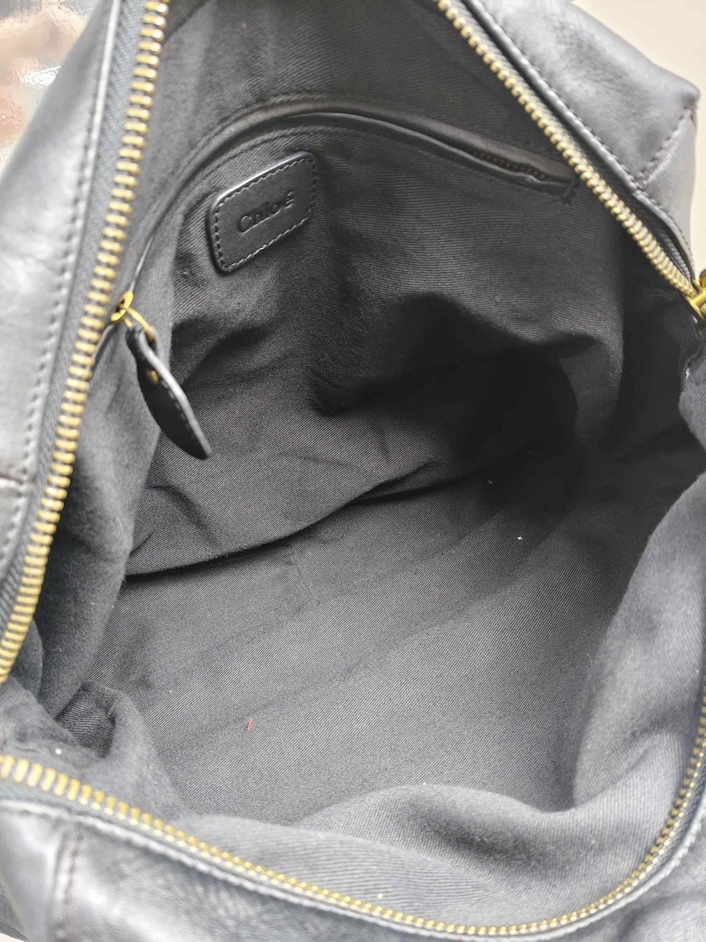 Chloe Paraty Large Black Leather Shoulder Bag For Women