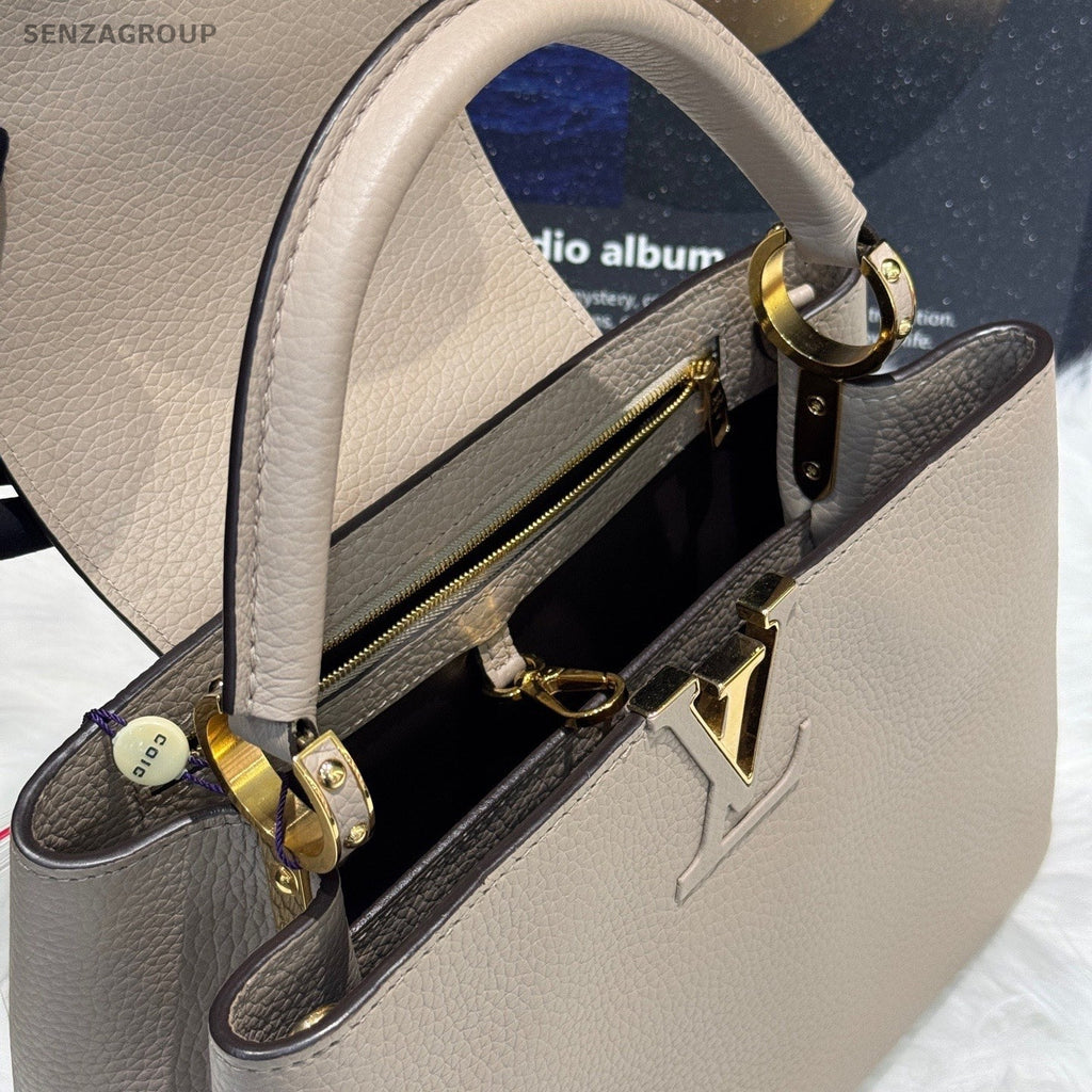 Louis Vuitton cap MM Top Handle Bag Gray Women
