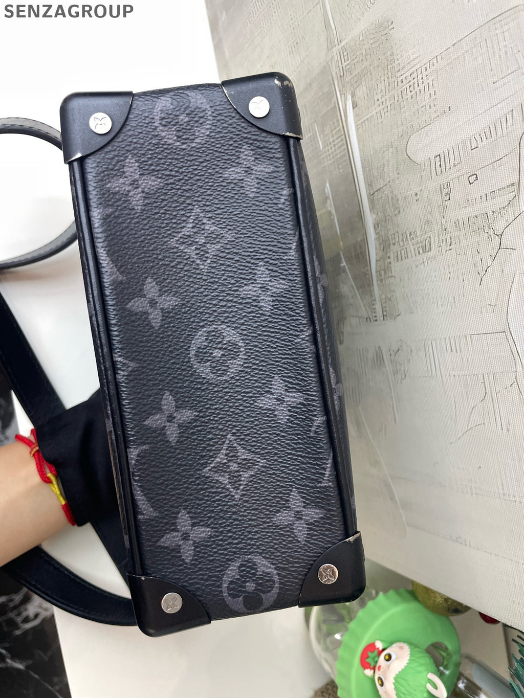 Louis Vuitton Soft Trunk Monogram Small Black Unisex Crossbody Bag