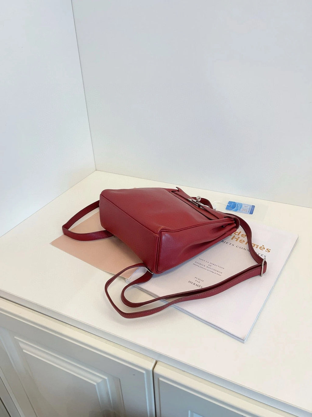 Hermes Kelly Ado Brick Red Backpack For Women