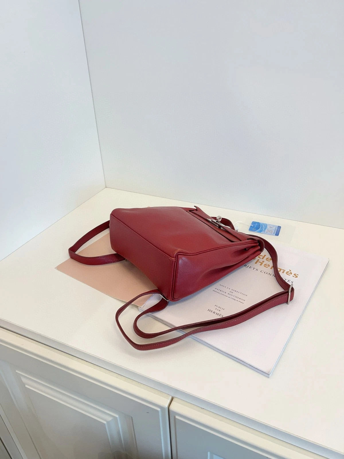 Hermes Kelly Ado Brick Red Backpack For Women