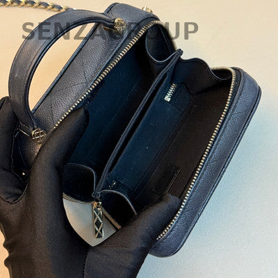 Chanel Black Gold Mini Camera Bag Chain Shoulder Crossbody Bag Women
