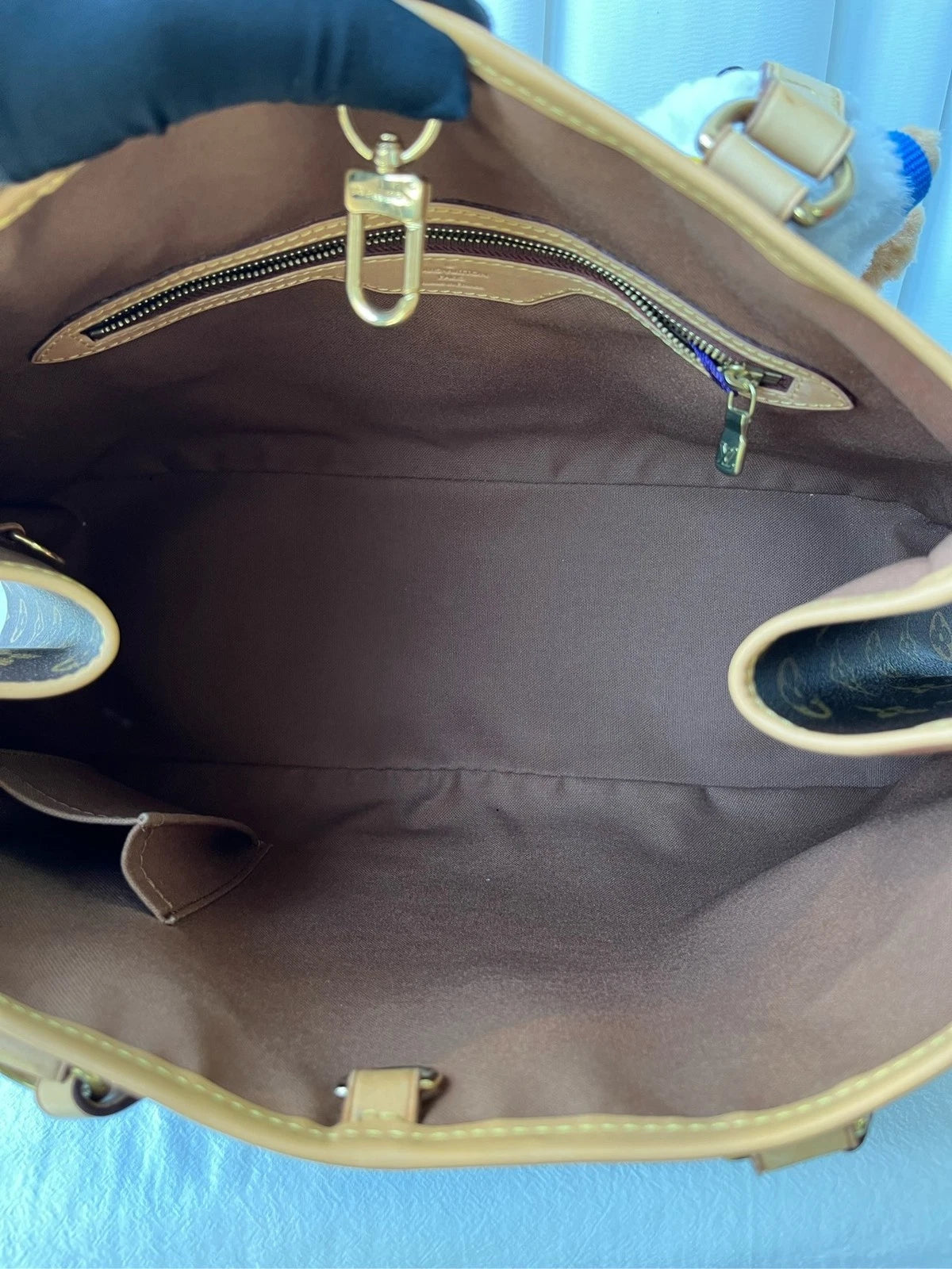 Louis Vuitton Monogram Canvas Tote Handbag Shoulder Bag For Women
