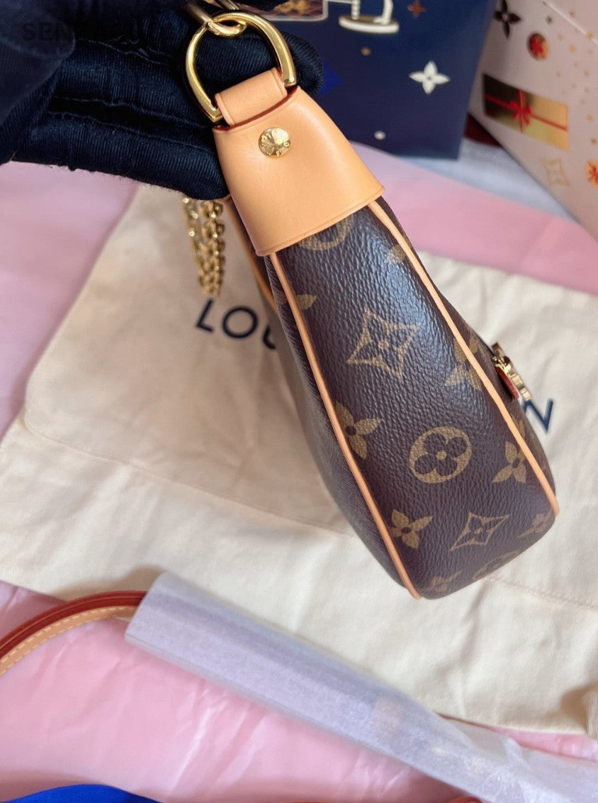 Louis Vuitton Monogram 2ways Shoulder Crossbody Bag Women Brown