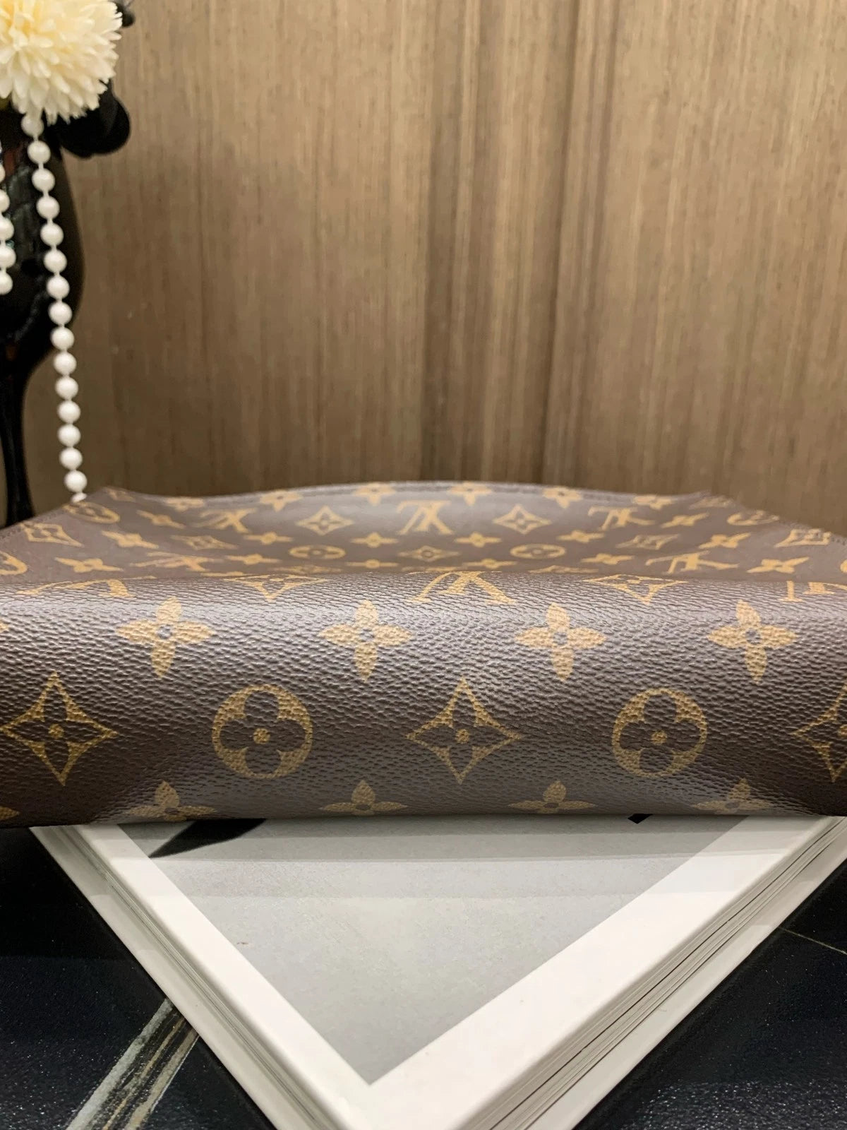 Louis Vuitton Monogram Canvas Toiletry Clutch Bag For Women