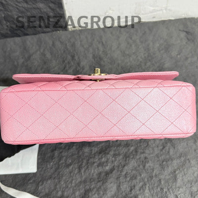 Chanel 23S Classic Flap Medium Pink Gold Chain Shoulder Bag