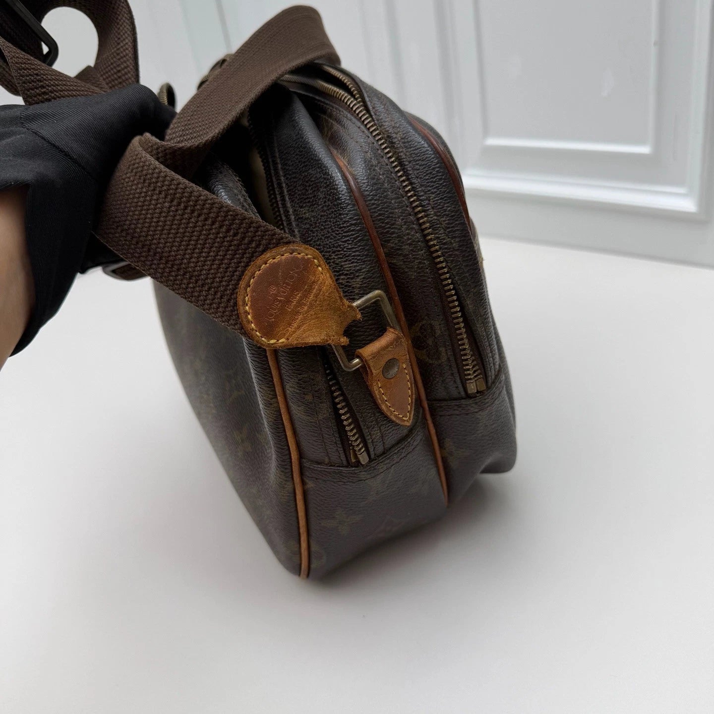 Louis Vuitton Monogram Canvas 2Ways Shoulder Crossbody Bag Brown Women