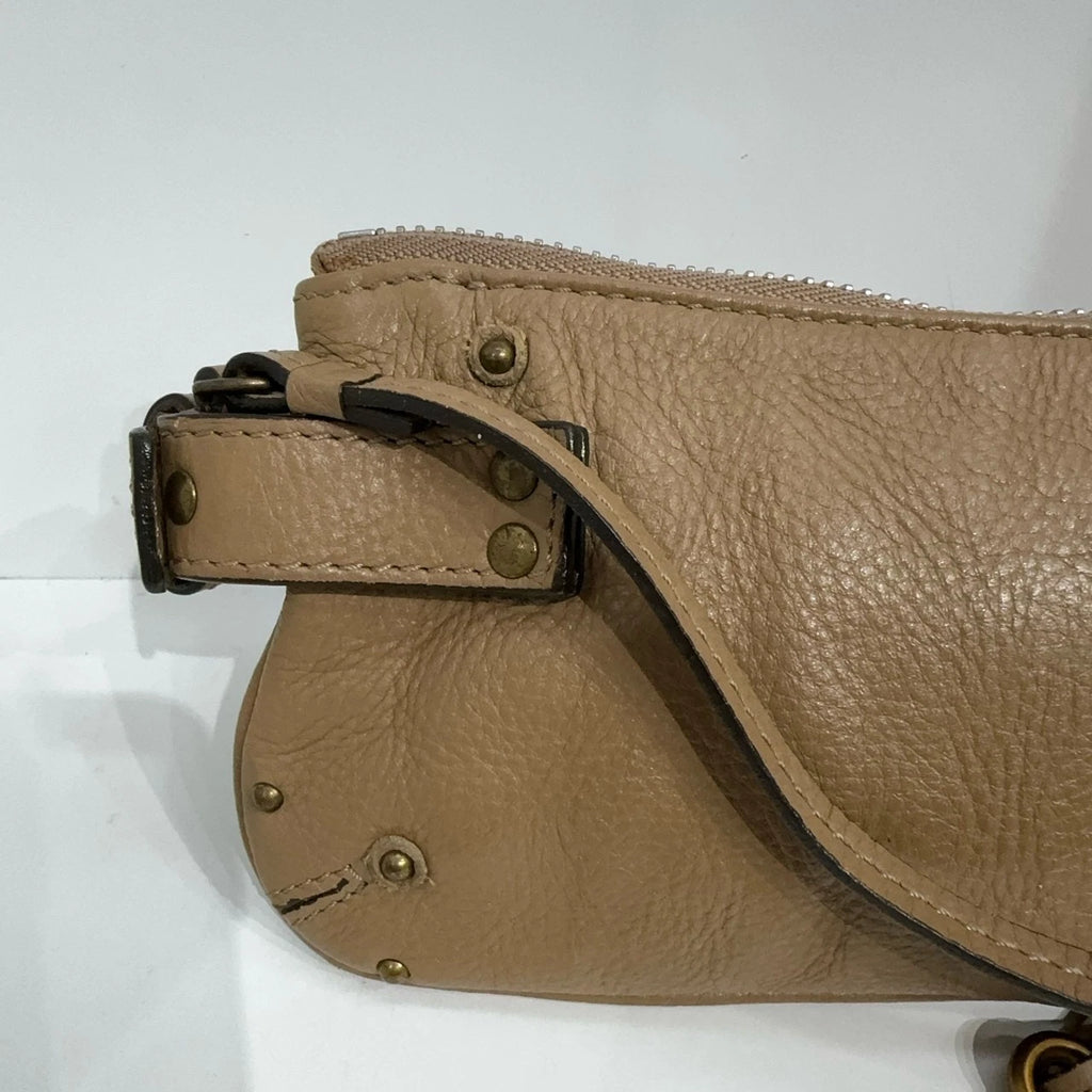 Chloe Exquisite Brown Lock Armpit Shoulder Bag For Women