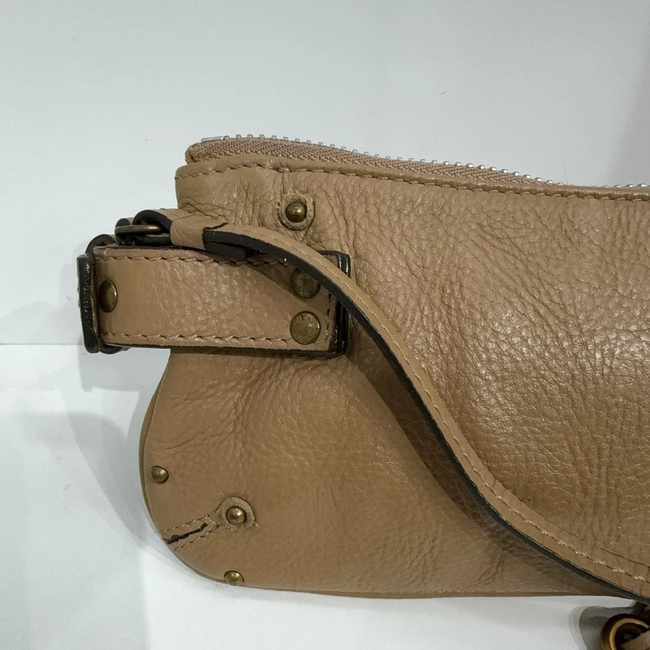 Chloe Exquisite Brown Lock Armpit Shoulder Bag For Women