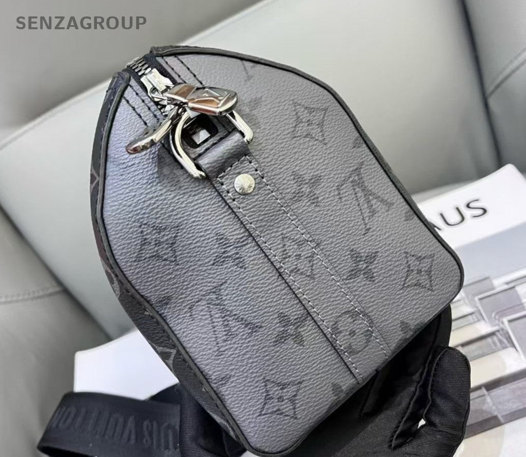 Louis Vuitton keepall27 Monogram Handbag Shoulder Bag Black