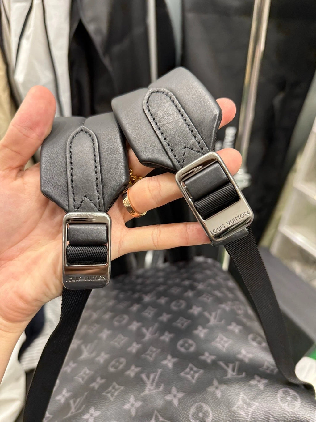 Louis Vuitton Apollo Monogram Canvas Backpack For Unisex