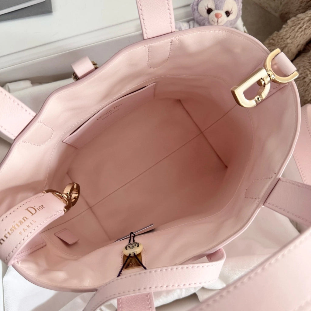 New Dior Toujours Vertical Small Sakura Pink Bag For Women