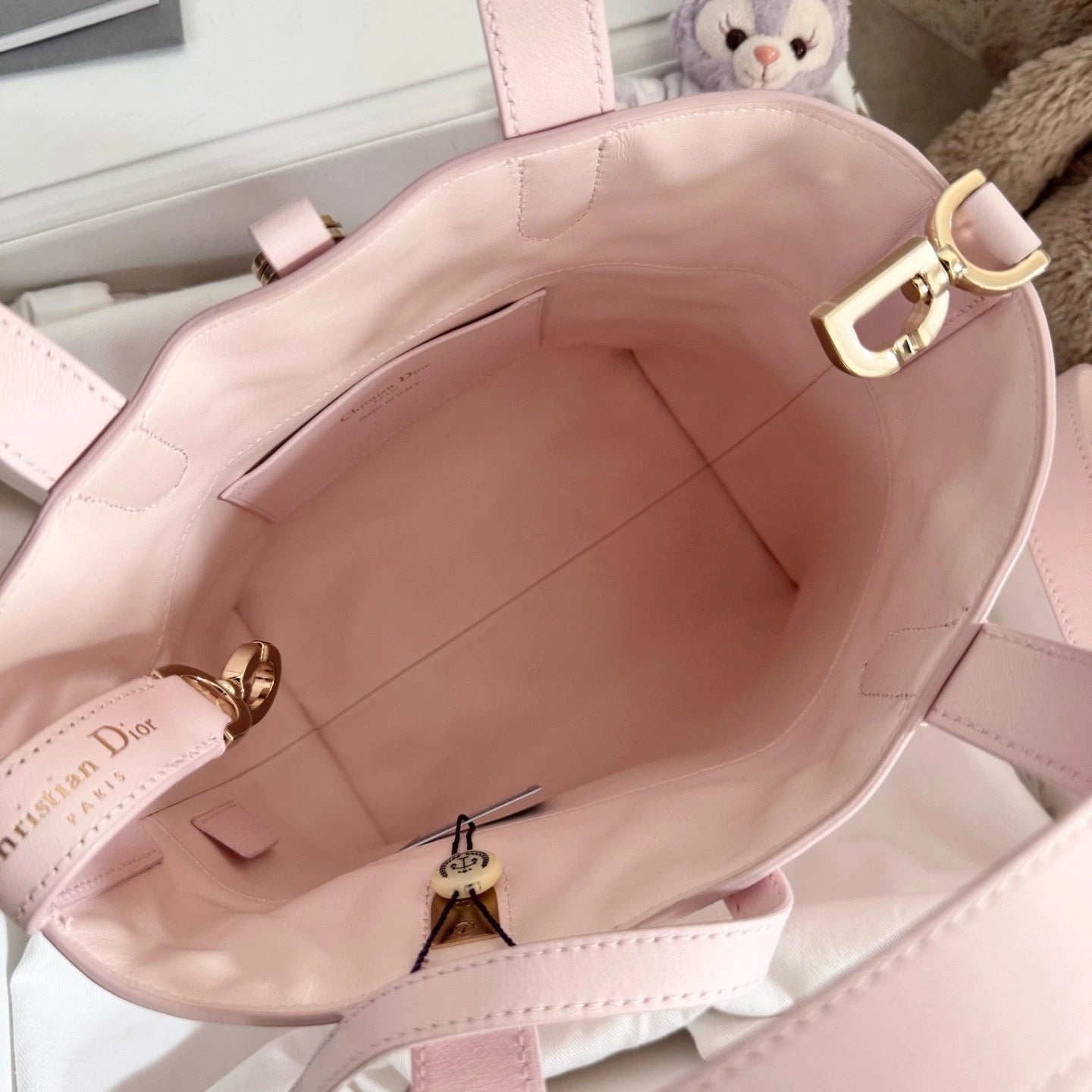 New Dior Toujours Vertical Small Sakura Pink Bag For Women
