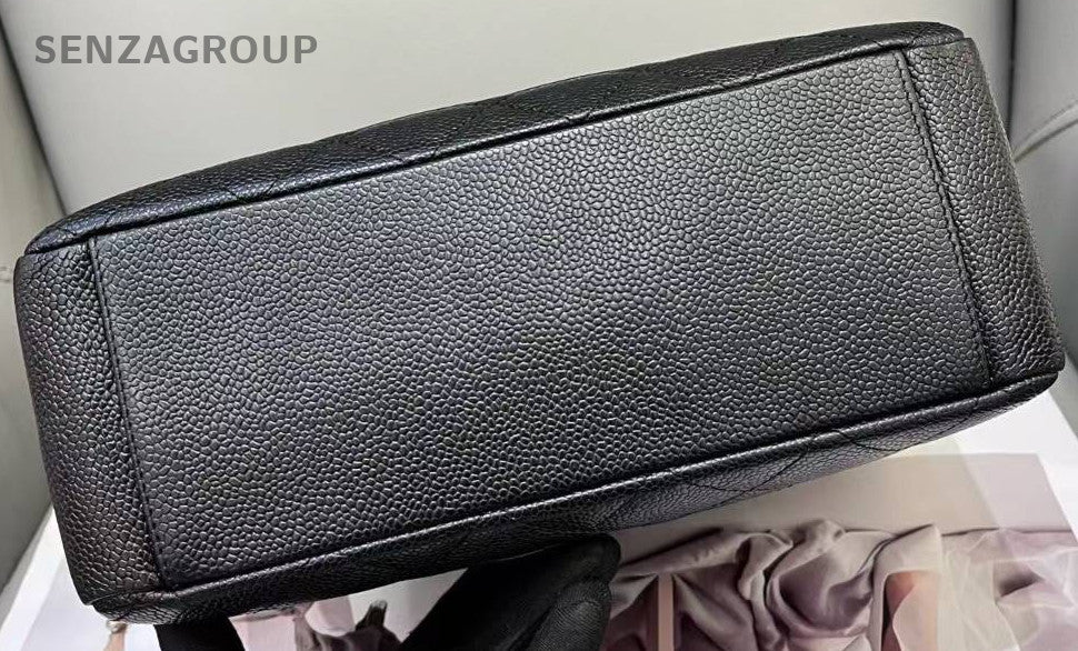 CHANEL Classic PST Black gold Shoulder handbag