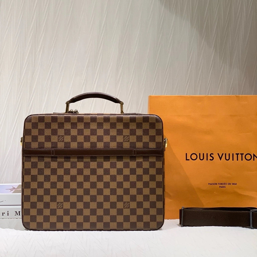 Louis Vuitton Damier Canvas Handbag Crossbody Shoulder Bag Women