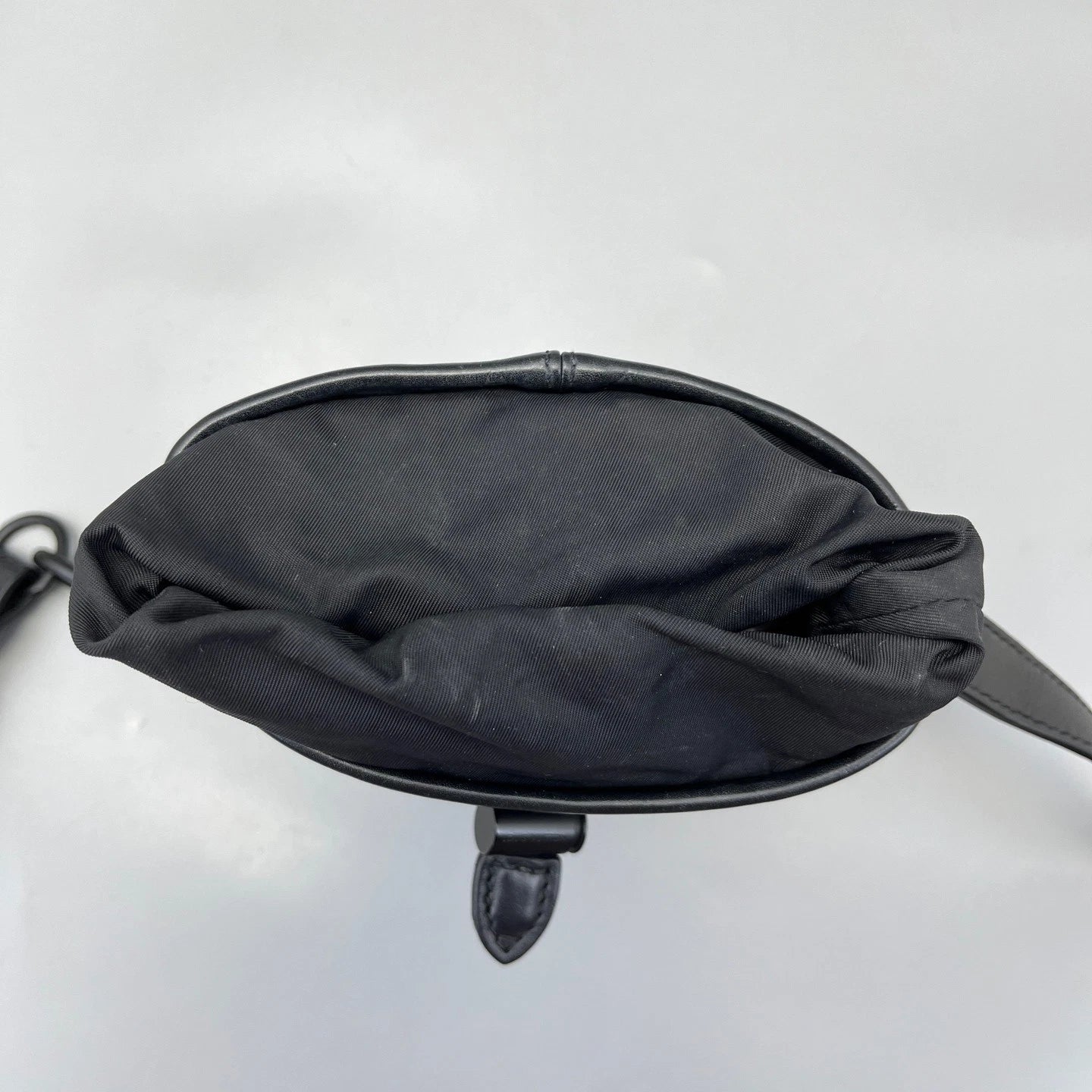 Louis Vuitton Black Leather Drawstring Bucket Bag For Women
