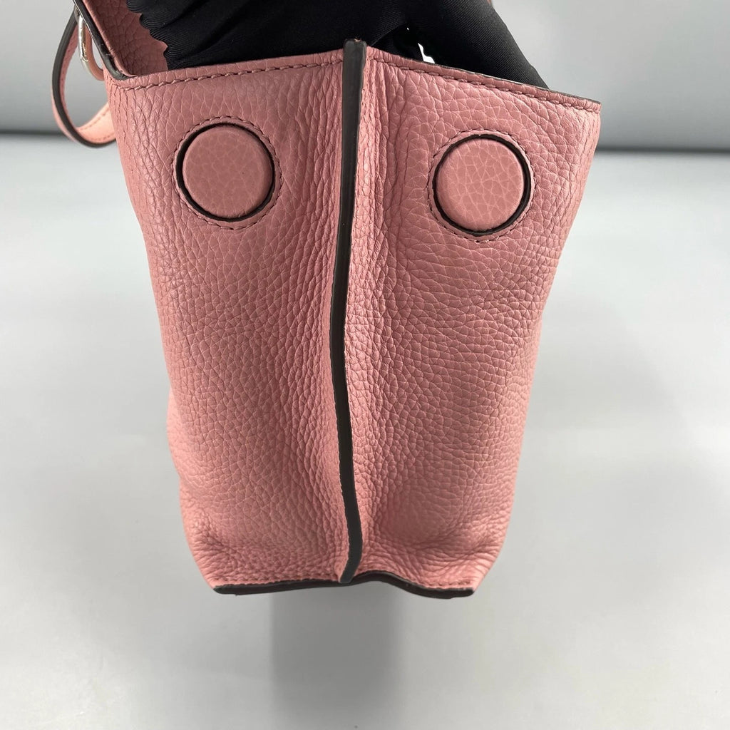 Gucci Leather Bamboo Buckle Handbag For Women