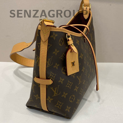 Louis Vuitton Carryall PM Monogram Brown Shoulder Bag Classic Women