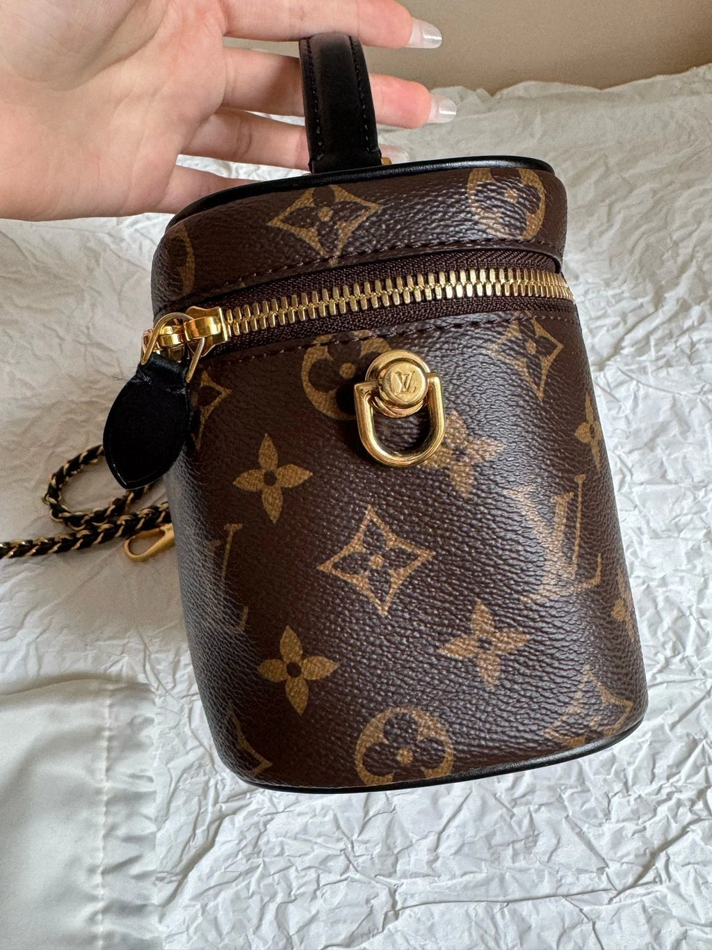 Louis Vuitton Vanity Monogram Canvas Shoulder Bag Excellent