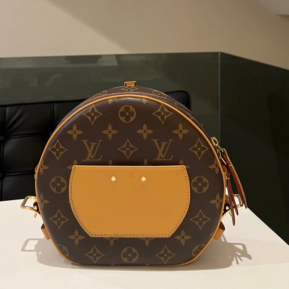 Louis Vuitton Boite Chapeau Souple Monogram Canvas Large Soft Round Bag