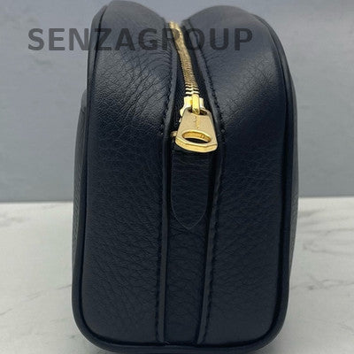Burberry Black Camera Crossbody Bag Gold Hardware Women's Classic