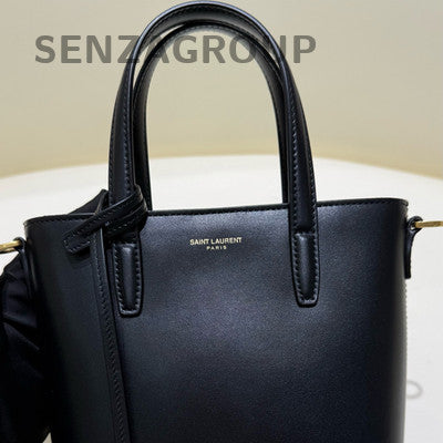 Saint Laurent Black Gold Mini Tote Bag - Women's Classic Crossbody Shoulder Bag