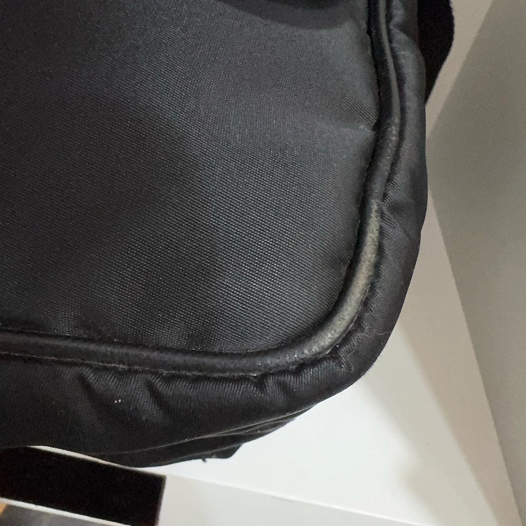 PRADA Nylon Flap Messenger Shoulder Crossbody Bag For Women