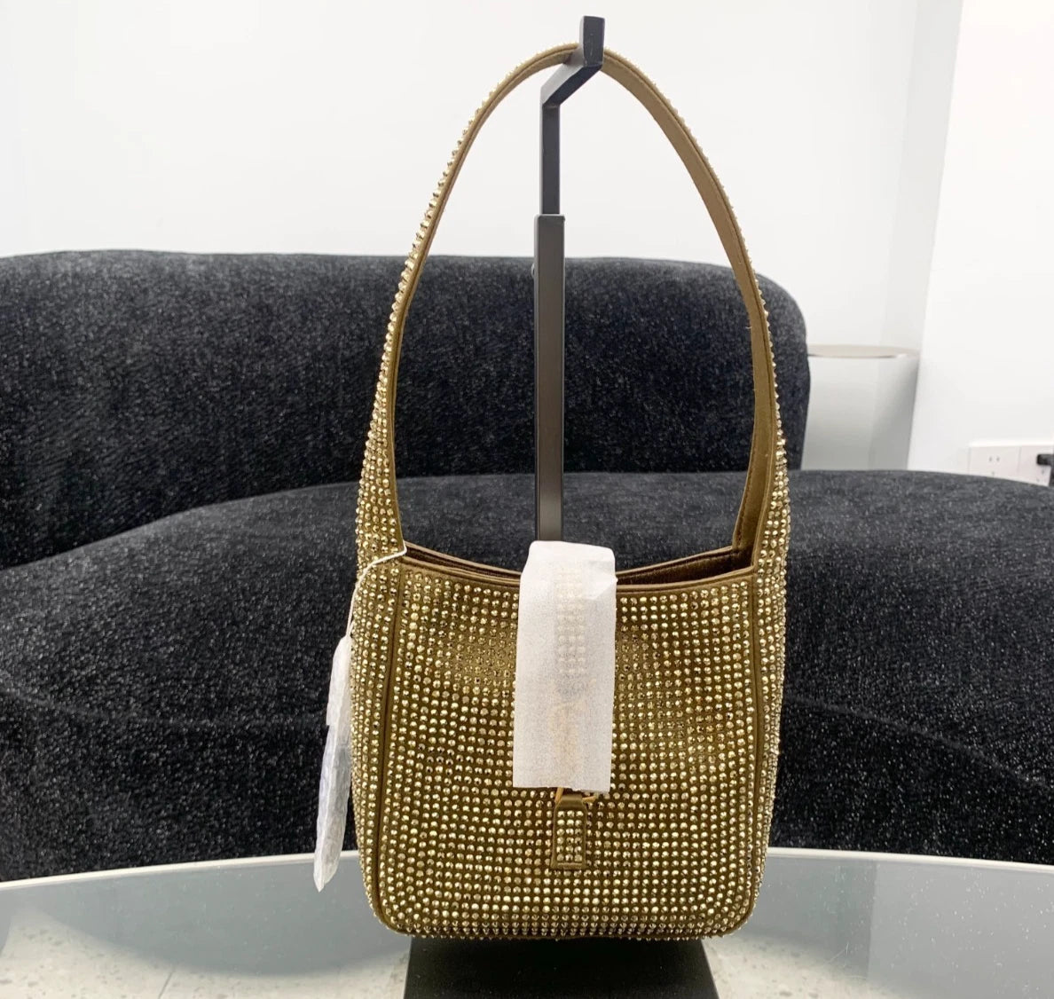 Saint Laurent LE 5 À 7 BABY Hobo PM Handbag Shoulder Bag Women S