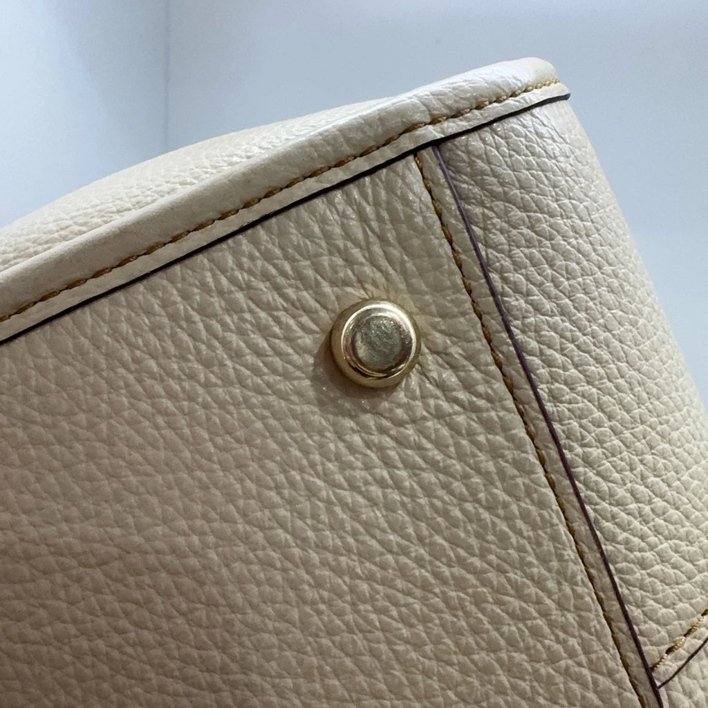 COACH Millie 30 Pebbled Leather Boston Shoulder Handbag Crossbody Women