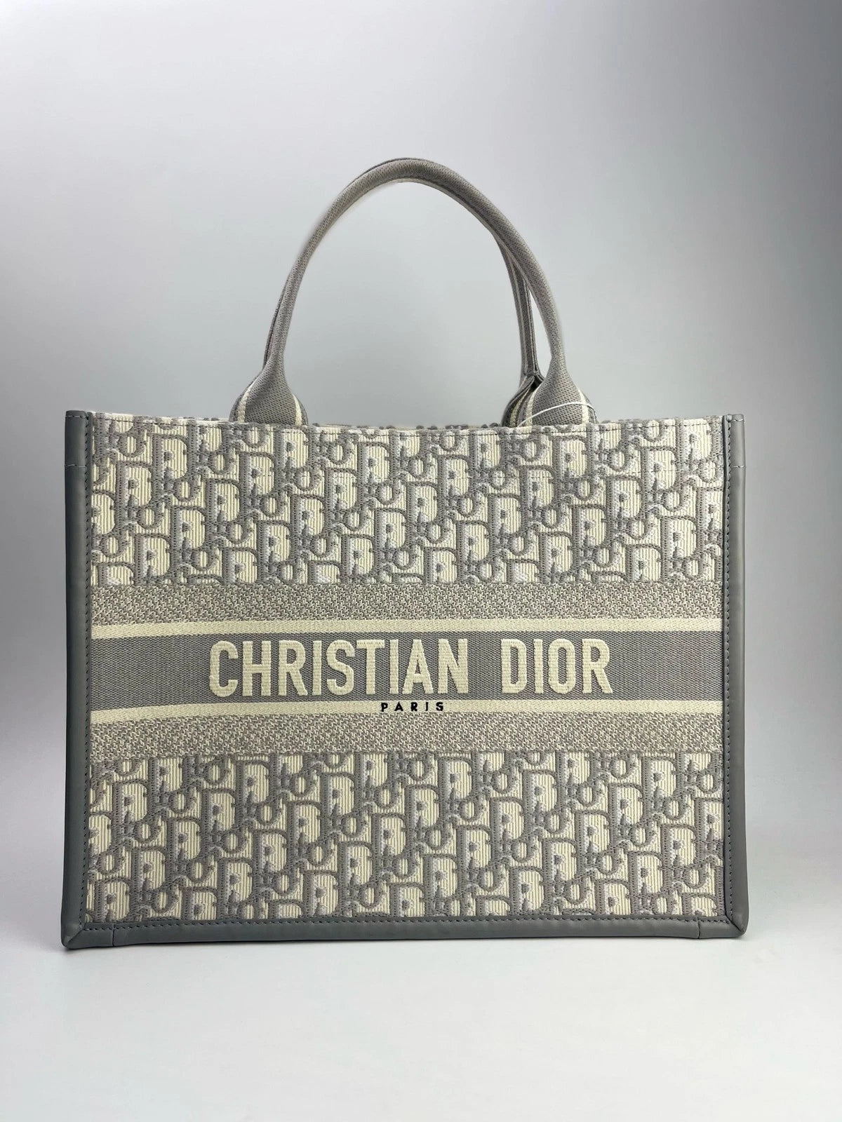 Dior New Gray Monogram Canvas Crossbody Bag For Women