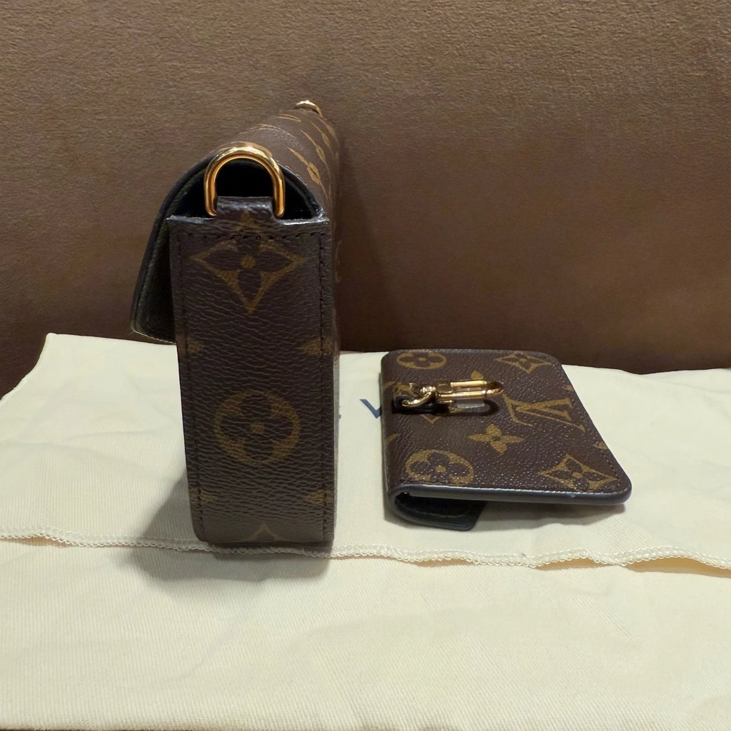 Louis Vuitton Canvas Multi Pochette Crossbody Bag For Women