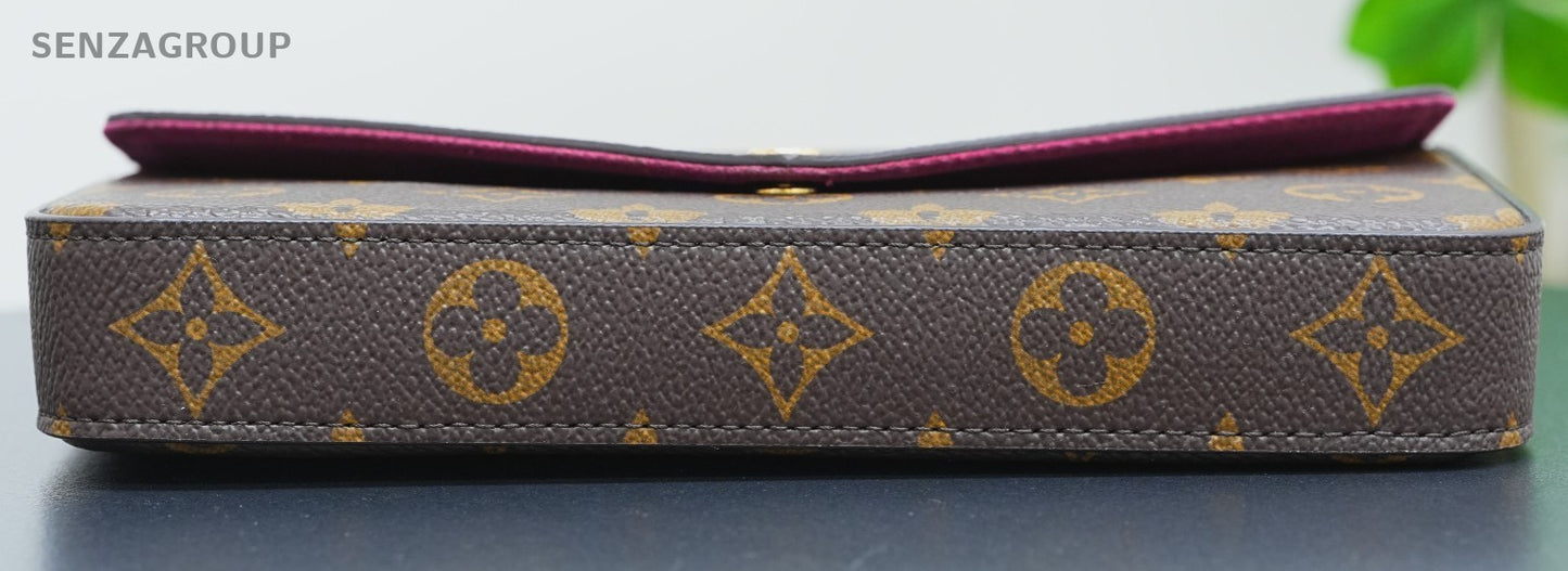 Louis Vuitton POCHETTE FÉLICIE Canvas coating Monogram Shoulder bag Chain Women
