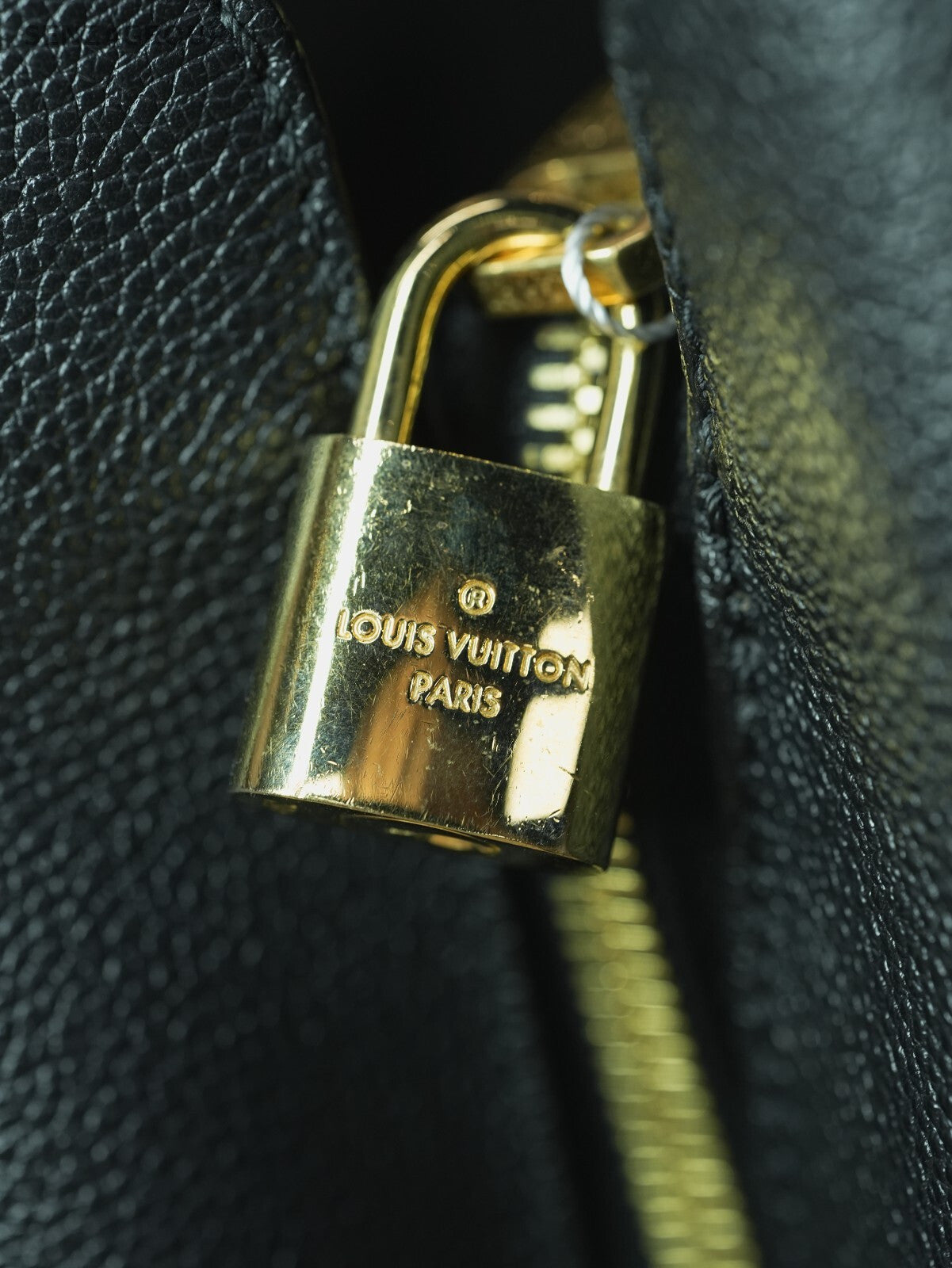 Louis Vuitton Monogram Empreinte Montaigne MM Shoulder Handbag