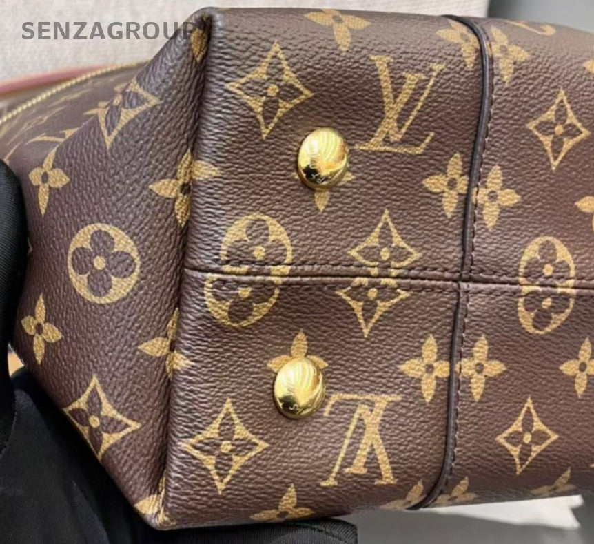 Louis Vuitton Melie Hobo Monogram Shoulder Bag Brown Gold Women Classic