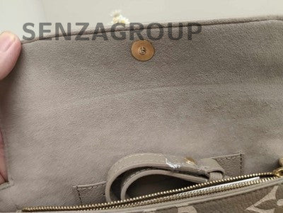 Louis Vuitton Monogram Ivy Grey Gold Shoulder Crossbody Bag Women's Classic