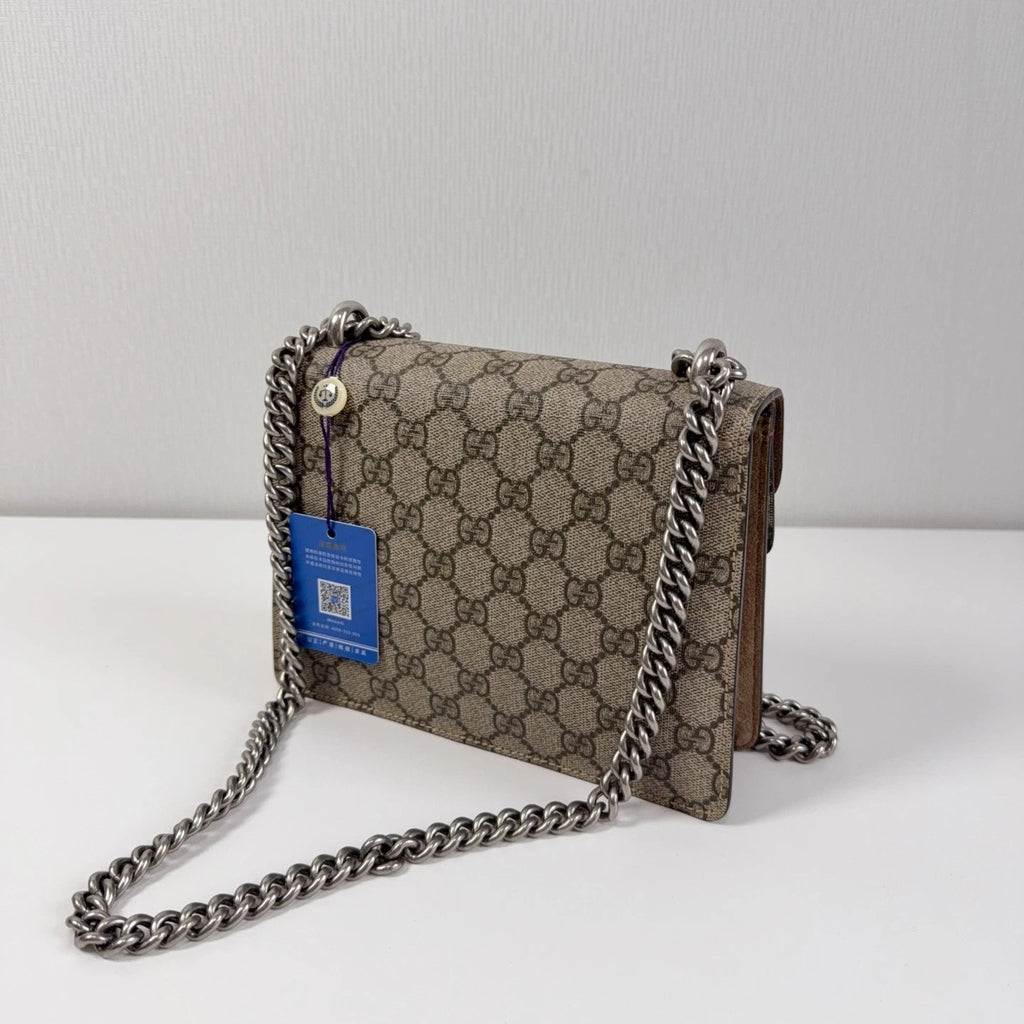 Gucci Dionysus Canvas Shoulder Bag Chain Bag Excellent