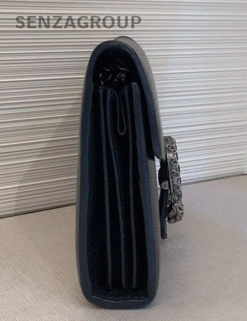 GUCCI Dionysus woc Black Silver Crossbody bag