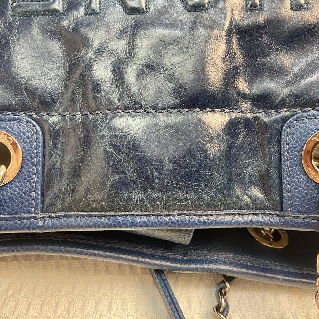 CHANEL Blue Beach Tote Bag For Women