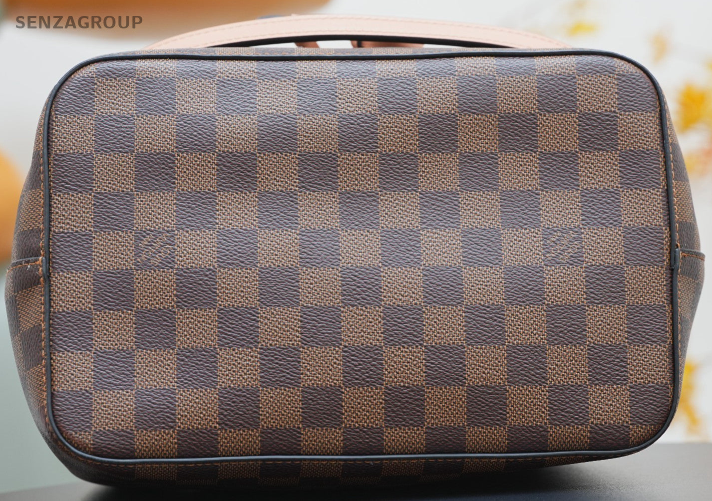 LOUIS VUITTON NeoNoe Damier Ebene Bucket Drawstring Shoulder bag Women Brown
