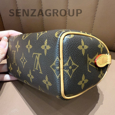 Louis Vuitton Nano Speedy Monogram Handbag - Classic Women's Crossbody